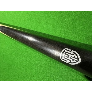 PIONEER BLACK 57 inch 1pc Cue American ash shaft wood with aluminum logo imbedded