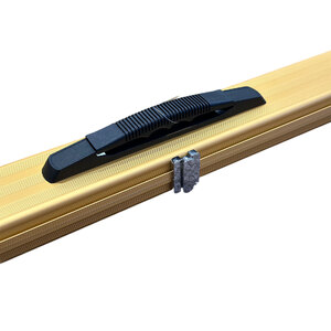 3 quarter full aluminum cue case Gold Color