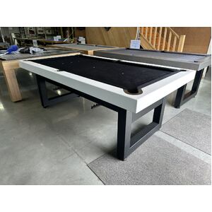 Floor Display 7 Foot Slate Semi-auto rise Odyssey Pool Table, Build-in Cue Rack & Draw