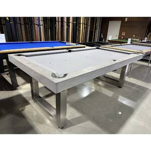 Pièce Unique - 7ft Slate Odyssey Pool Billiards Table, Concrete effect finish timber top