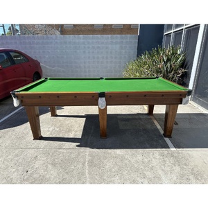 Melbourne special - 2nd hand 8ft slate pool table Green Felt