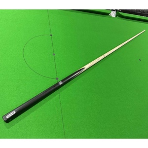 PIONEER BLACK 57 inch 2pc Cue American ash shaft wood with aluminum logo imbedded