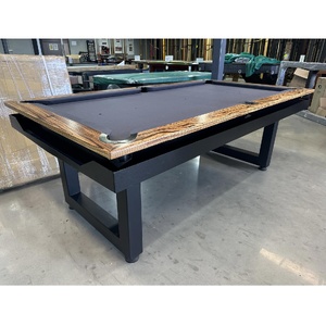 Pre-made 7ft odyssey ball return pool table, Zebra Timber