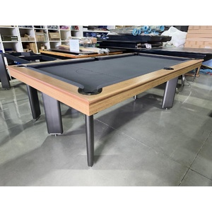 Pre-made 7 Foot Slate SLEEK POOL Billiards Table, Tassie Oak Timber