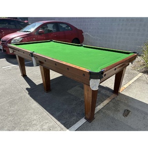 Melbourne special - 2nd hand 8ft slate pool table Green Felt