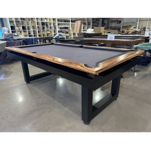 Pre-made 7ft odyssey ball return pool table, Zebra Timber