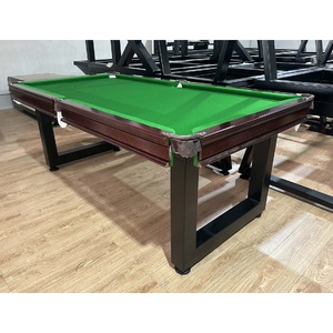 Special -  7 Foot Slate Odyssey Pool Billiards Table, Brown timber cushion