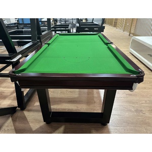 Special -  7 Foot Slate Odyssey Pool Billiards Table, Brown timber cushion