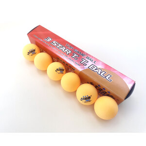 Double happiness 3 star table tennis ball pack (6pcs)