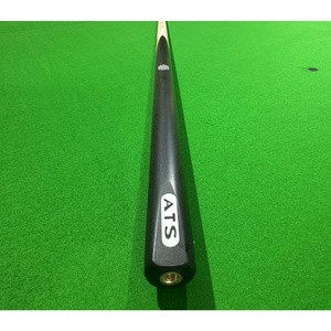 PIONEER BLACK 57 inch 2pc Cue American ash shaft wood with aluminum logo imbedded