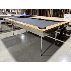 Pièce Unique - 7ft Slate Elegance Pool Billiards Table, Fiddle Back Marri Timber