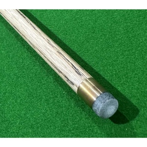 PIONEER BLACK 57 inch 2pc Cue American ash shaft wood with aluminum logo imbedded