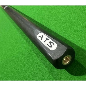 PIONEER BLACK 57 inch 2pc Cue American ash shaft wood with aluminum logo imbedded