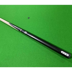 PIONEER BLACK 57 inch 3/4 Cue American ash shaft wood with aluminum logo imbedded