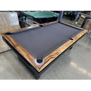 Pre-made 7ft odyssey ball return pool table, Zebra Timber