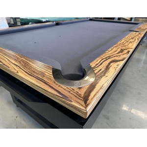 Pre-made 7ft odyssey ball return pool table, Zebra Timber