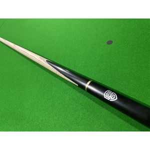 PIONEER BLACK 57 inch 3/4 Cue American ash shaft wood with aluminum logo imbedded