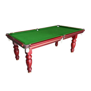 Clearance - 7FT Slate ECO Deluxe Pool Table in Mahogany finish