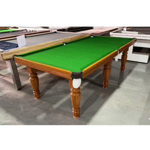 Clearance - 8 Foot Slate ECO Billiard Table in Teak Finish