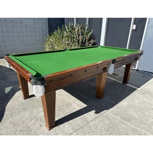 Melbourne special - 2nd hand 8ft slate pool table Green Felt