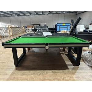 Special -  8 Foot Slate Odyssey Pool Billiards Table , Black Timber Cushion